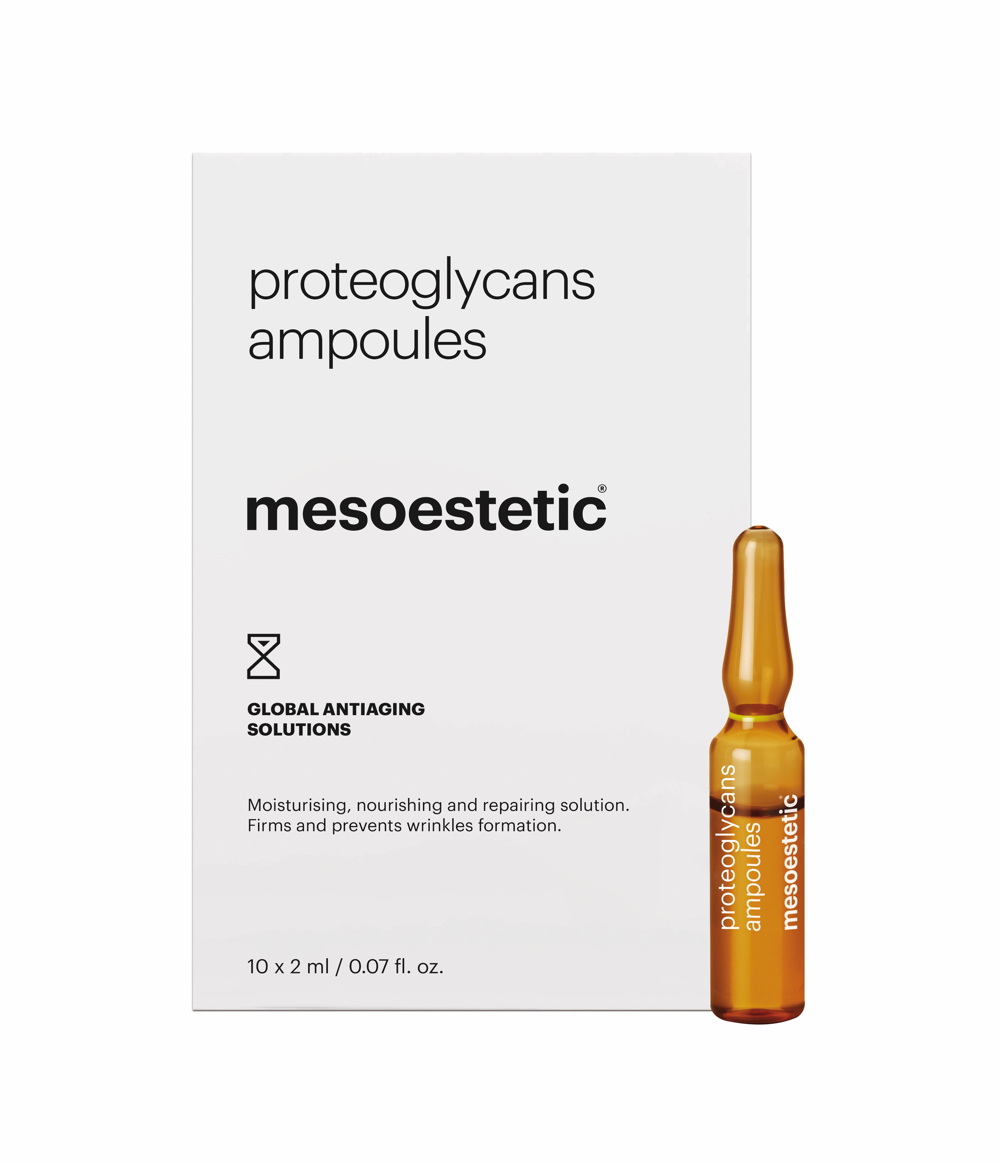 Proteoglycans Ampoule 10 x 2ml - Moisturising, nourishing and repairing solution | Brains Street