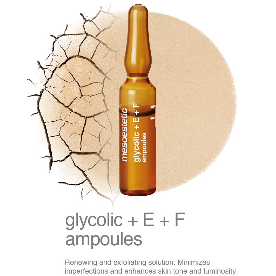 Glycolic acid + E + F Ampoules 10 x 2ml | Brains Street