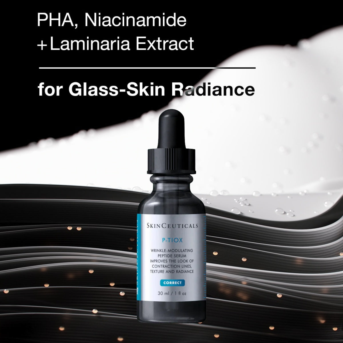 P-TIOX Peptide Serum 30ml - Firming Peptide Serum for Visible Wrinkle Reduction